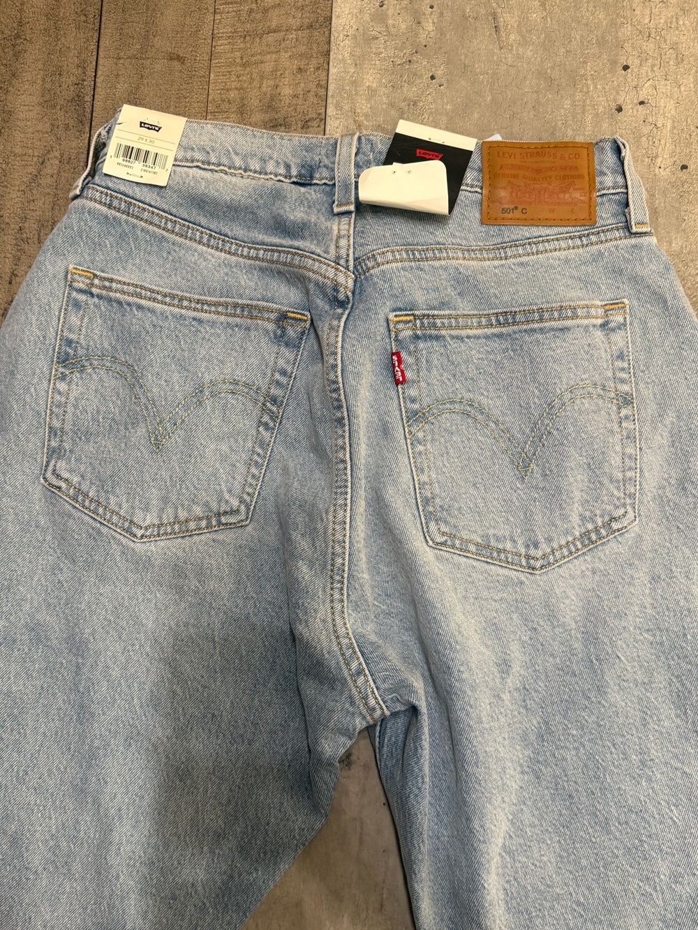 Levi's Relaxed Fit Light 501 Wash Denim Jeans